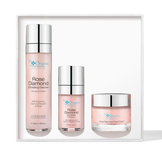 The Organic Pharmacy Eco Refillable Rose Diamond Collection