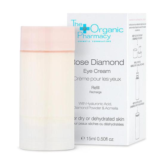 The Organic Pharmacy Rose Diamond Eye Cream Refill: 15ml
