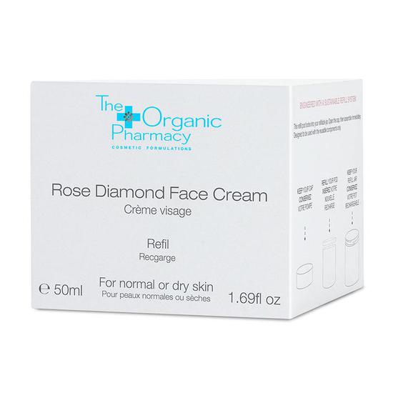 The Organic Pharmacy Rose Diamond Face Cream Refill: 50ml