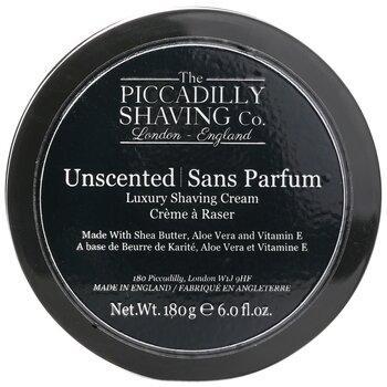The Piccadilly Shaving Co. Unscented Luxury Shaving Cream 180g