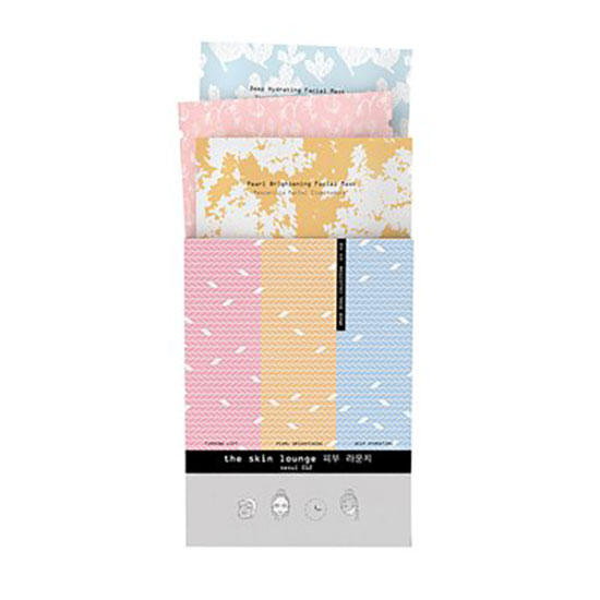 The Skin Lounge Seoul Collection Pack 3 Facial Sheet Masks 3*25g