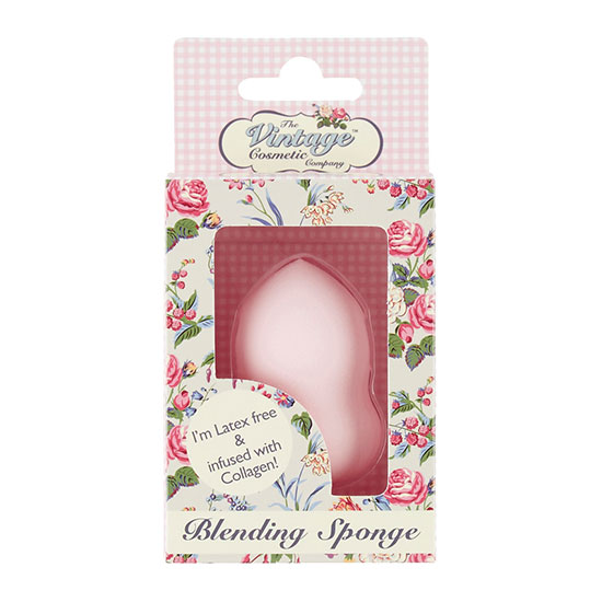 The Vintage Cosmetic Company Blending Sponge Infused With Collagen in Pink