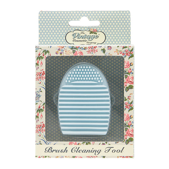 The Vintage Cosmetic Company Brush Cleaning Tool Blue