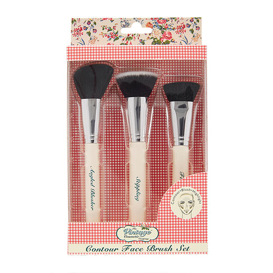 The Vintage Cosmetic Company Contour Face Make-Up Brush Set
