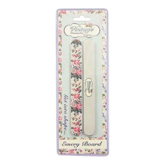 The Vintage Cosmetic Company Floral Emery Boards Pack of 2