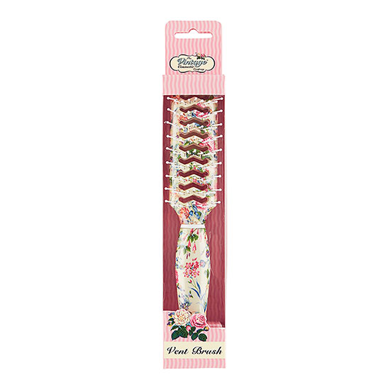 The Vintage Cosmetic Company Floral Vent Hair Brush