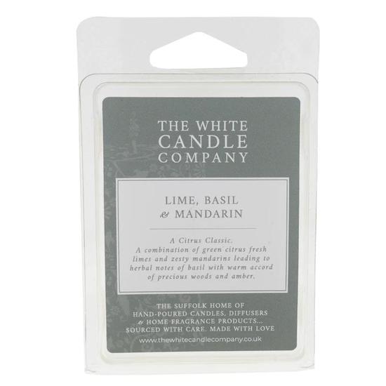 The White Candle Company Wax Melts Lime, Basil & Mandarin The White Candle Company