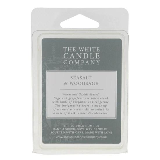 The White Candle Company Wax Melts Sea Salt & Wood Sage The White Candle Company