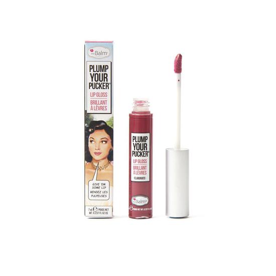 theBalm Plump Your Pucker Lip Gloss Opaque Warm Rose