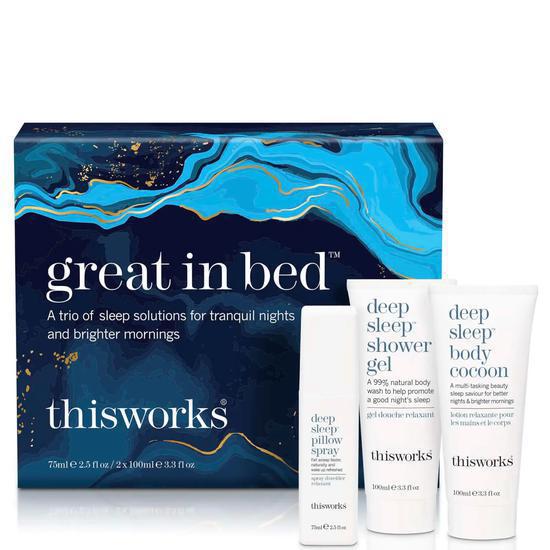 This Works Great In Bed Gift Set Pillow Spray + Shower Gel + Body Cocoon