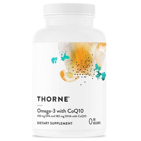 Thorne Omega-3 + CoQ10 Gelcaps 90 Gelcaps