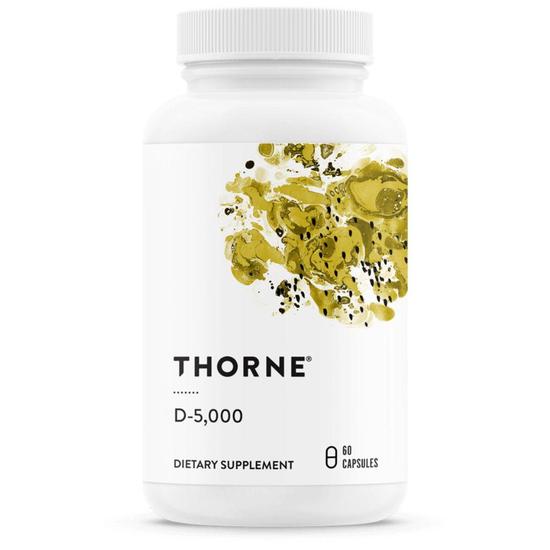 Thorne Vitamin D-5000 Capsules 60 Capsules