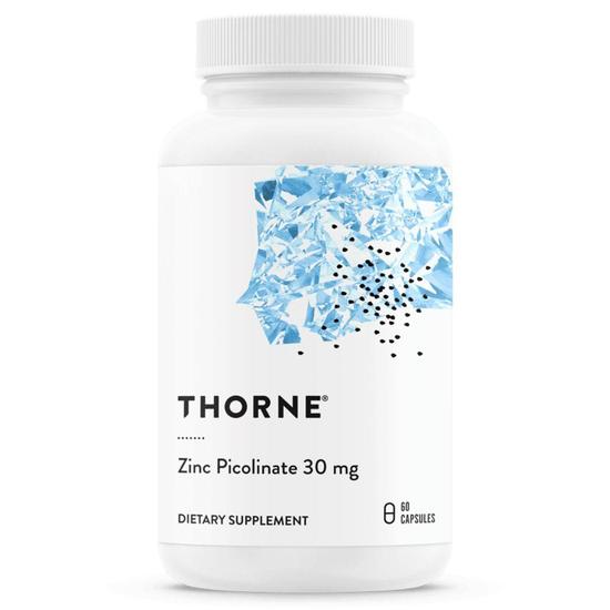 Thorne Zinc Picolinate 30mg Capsules 60 Capsules