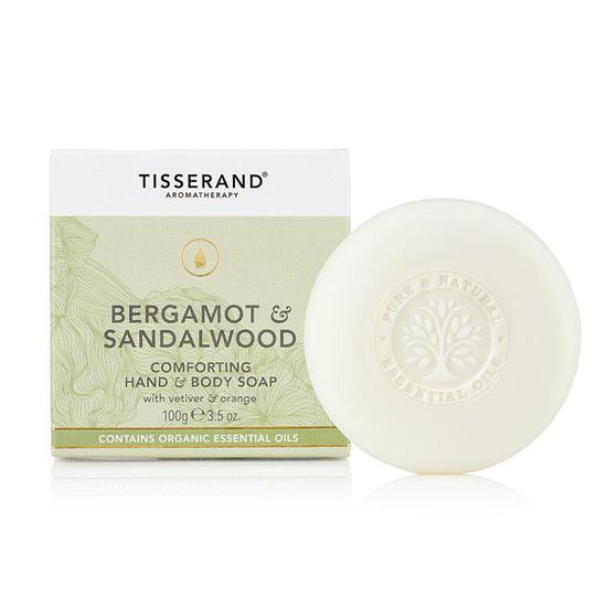 Tisserand Aromatherapy Bergamot & Sandalwood Comforting Hand & Body Soap 100ml