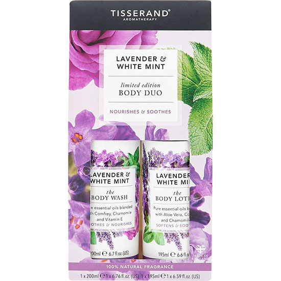 Tisserand Aromatherapy Lavender & White Mint Body Duo