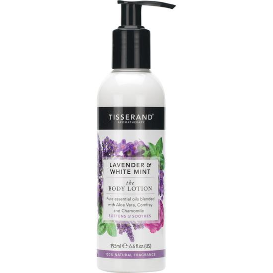 Tisserand Aromatherapy Lavender & White Mint Body Lotion 195ml