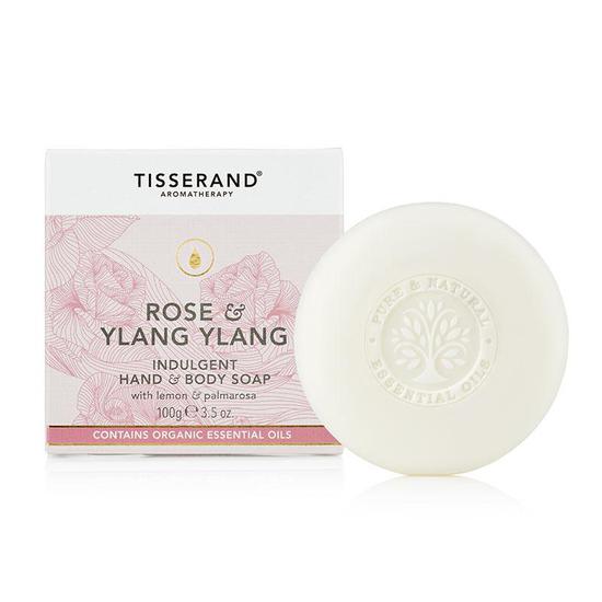 Tisserand Aromatherapy Rose & Ylang Ylang Indulgent Hand & Body Soap 100ml