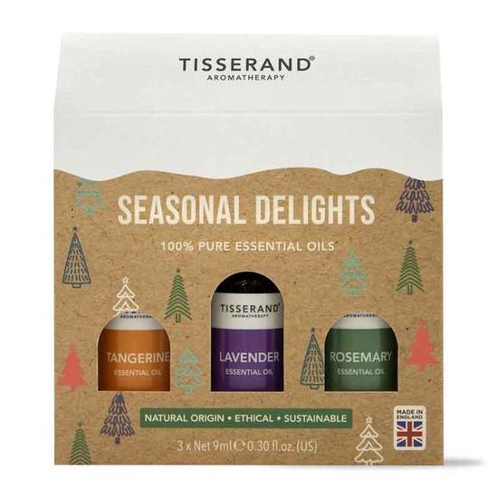 Tisserand Aromatherapy Seasonal Delights Essential Oil Trio Gift Set