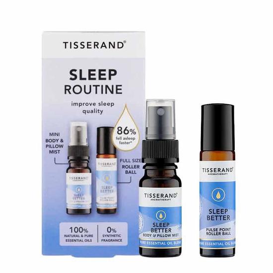 Tisserand Aromatherapy Sleep Routine Duo Kit Pillow Mist & Rollerball