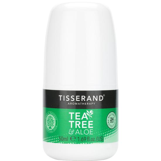 Tisserand Aromatherapy Tea Tree & Aloe 24 Hour Protection Deodorant 50ml