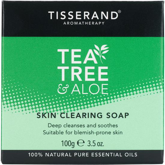 Tisserand Aromatherapy Tea Tree & Aloe Skin Clearing Soap 100g