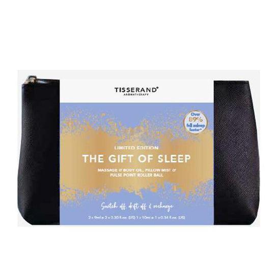 Tisserand Aromatherapy The Gift Of Sleep Set Sleep Massage Oil + Roller Ball + Pillow Mist