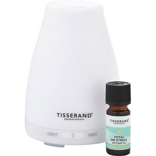 Tisserand Aromatherapy Total De Stress Aroma Spa Diffuser & Oil Blend Set
