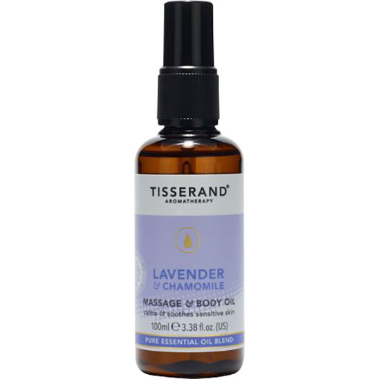 Tisserand Aromatherapy Lavender & Chamomile Massage & Body Oil 100ml