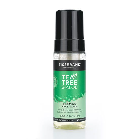 Tisserand Aromatherapy Tea Tree & Aloe Foaming Face Wash 150ml
