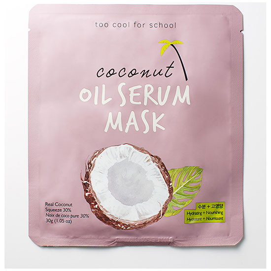 Too Cool For School Coconut Oil Serum Mask