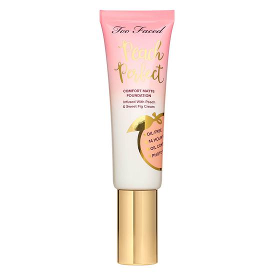 Too Faced Peach Perfect Comfort Matte Foundation Chai