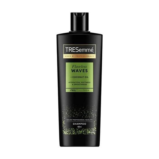 TRESemmé Flawless Waves Coconut Oil Shampoo 400ml