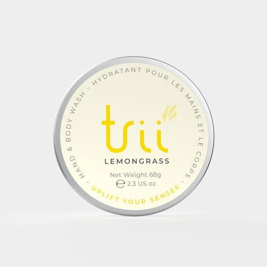 trii Lemongrass Hand & Body Wash Bar