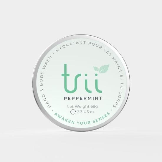 trii Peppermint Hand & Body Wash Bar