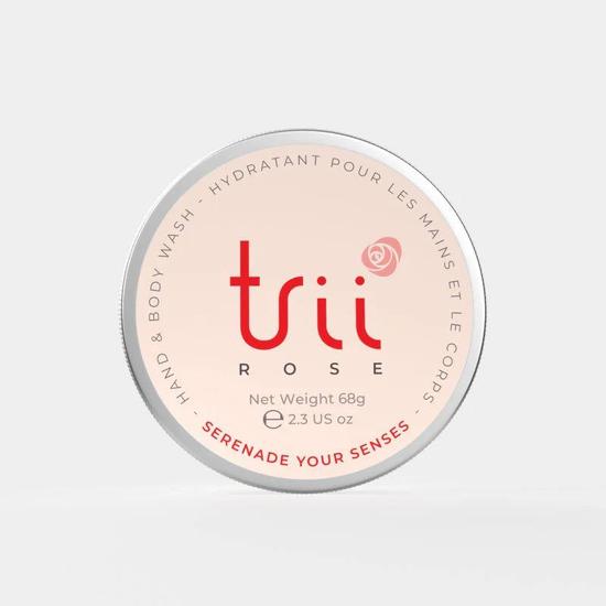 trii Rose Hand & Body Wash Bar