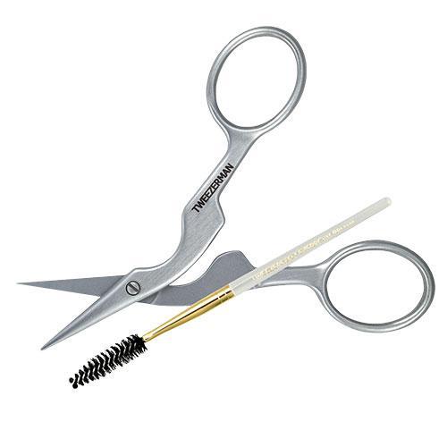 Tweezerman Brow Shaping Scissors & Brush