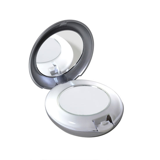 Tweezerman LED Lighted 10x/ 1x Compact Mirror
