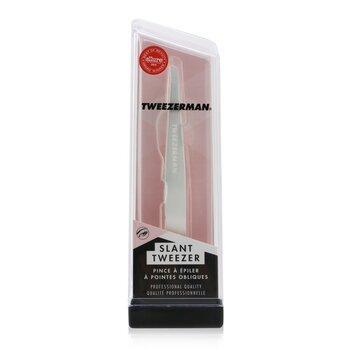 Tweezerman Slant Tweezer Platinum Silver -