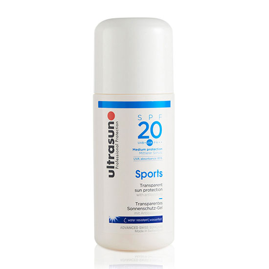 Ultrasun Sports Medium SPF20 Clear Gel Formula 125ml