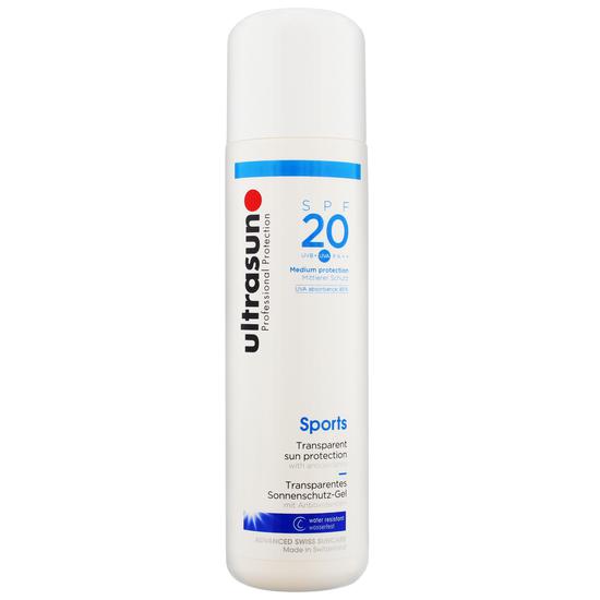 Ultrasun Sports SPF 20 Clear Gel 200ml