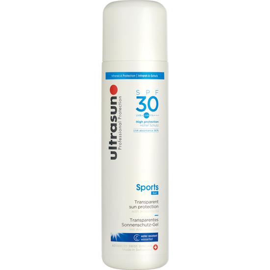 Ultrasun Transparent Sun Protection Sports Gel SPF 30 200ml