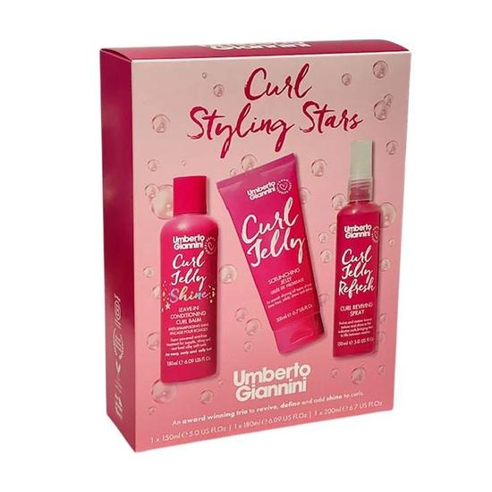 Umberto Giannini Award Winners Curl Jelly Hair Care Gift Set