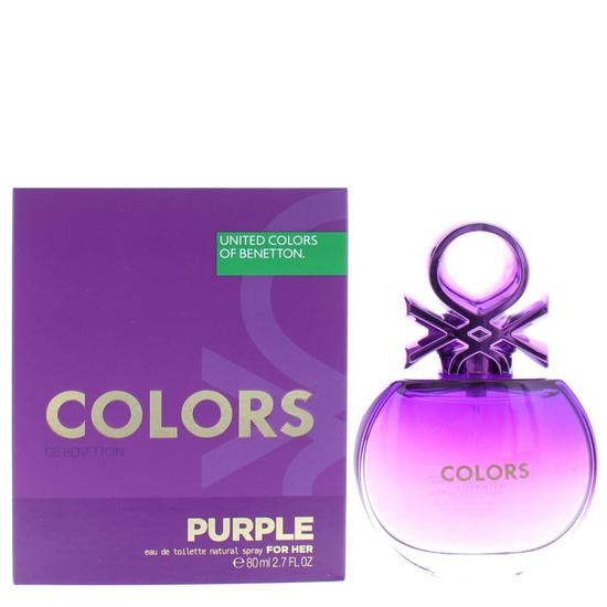 United Colors Of Benetton Benetton Colours De Benetton Purple Eau De Toilette 80ml