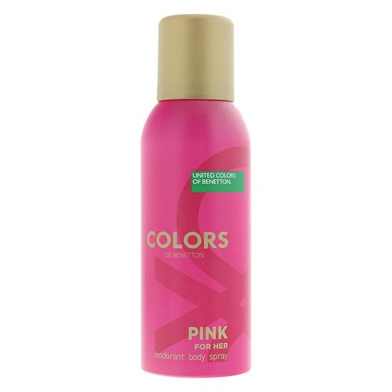 United Colors Of Benetton Colours Pink For Her Deodorant Body Spray 150ml