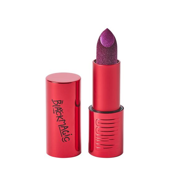 Uoma Beauty Black Magic Metallic Lipstick Allure - Deep Violet