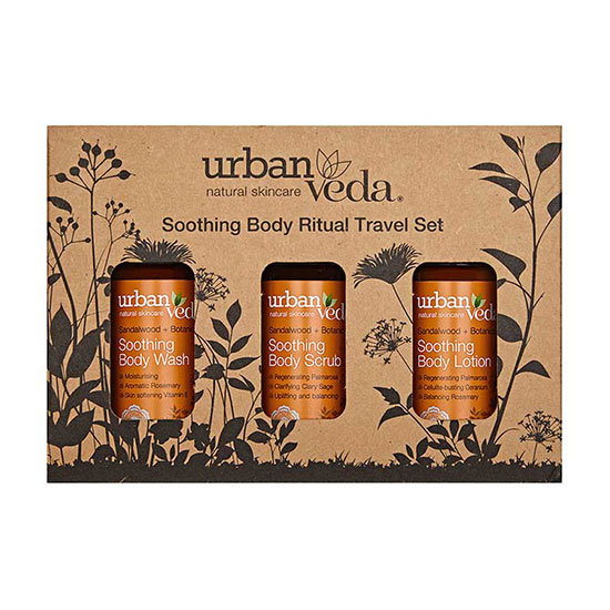 Urban Veda Soothing Body Ritual Travel Set 150ml