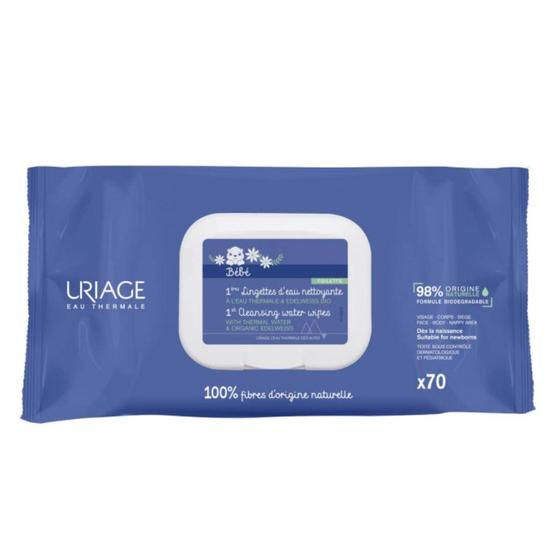 Uriage Baby 1st Cleansing Wipes 70 Wipes