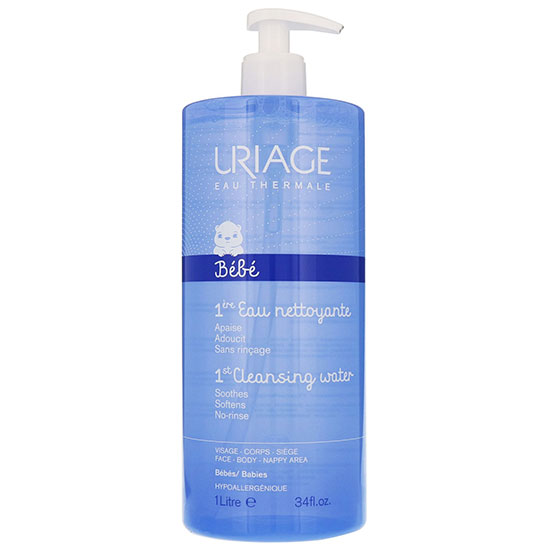 Uriage Eau Thermale Baby's 1st Skin Care 1er Eau: 1st Water Gentle Cleansing Water 1000ml