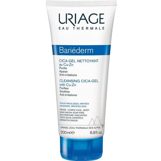 Uriage Eau Thermale Bariederm Cleansing Cica-Gel 200ml