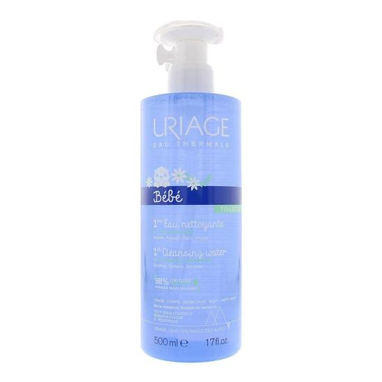 Uriage Eau Thermale Bebe 1st Cleansing Water With Organic Edelweiss 500ml